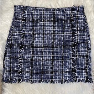 Blue Patterned Skirt